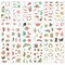 Wrapables Washi Stickers Sets for Scrapbooking, DIY Crafts for Stationery, Diary, Card Making
